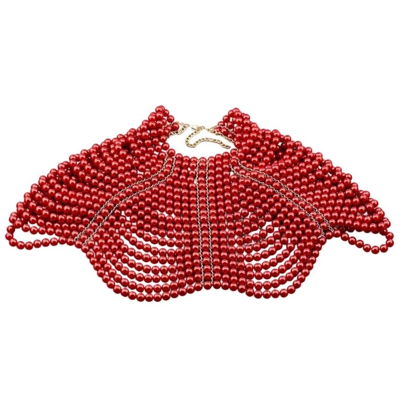 Body Jewelry Women - 49MD Mulheres elegantes xale multicamadas com