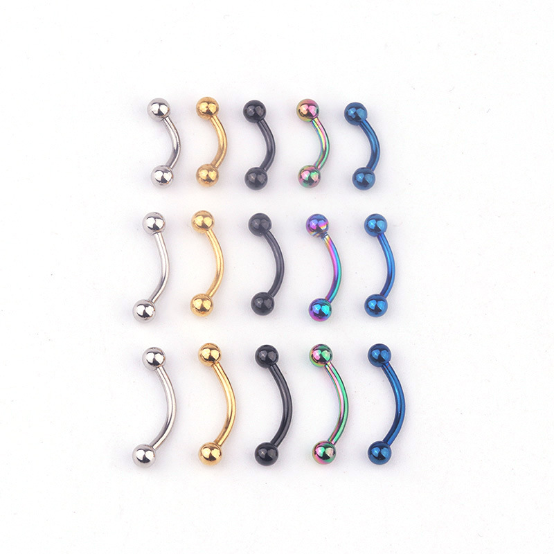 Body Jewelry Lot - 5 peças/lote 16G Aço Inoxidável 316L