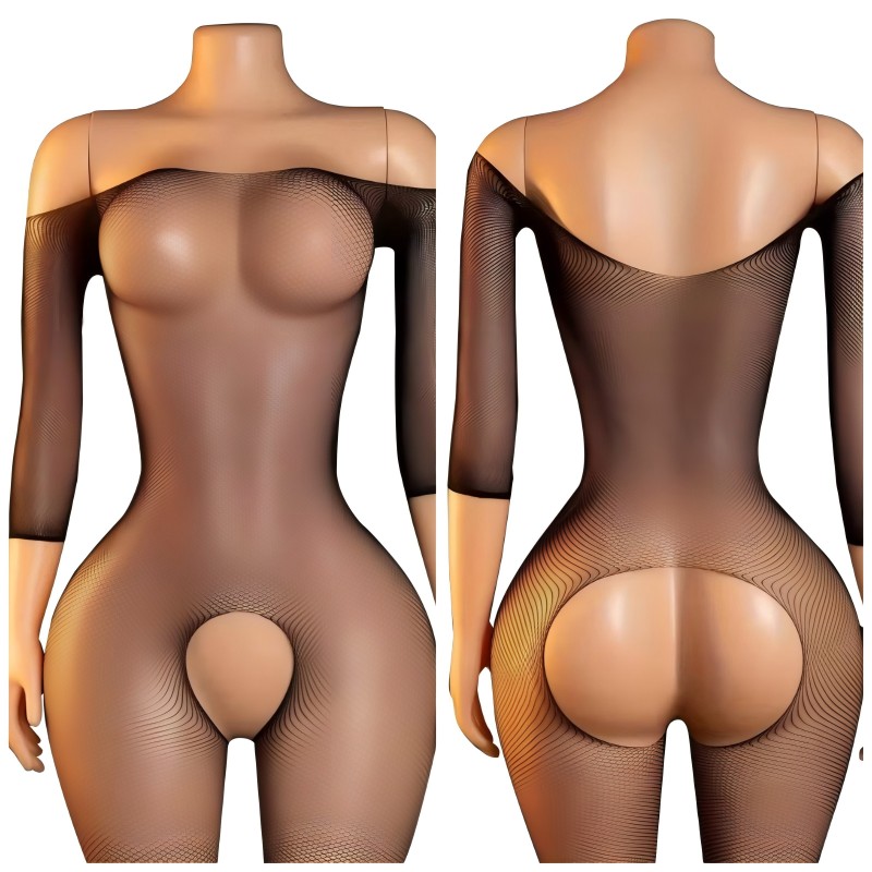 Body Jewelry Underwear - Meias-calças Sensuais Sem Entrepernas para Mulheres,