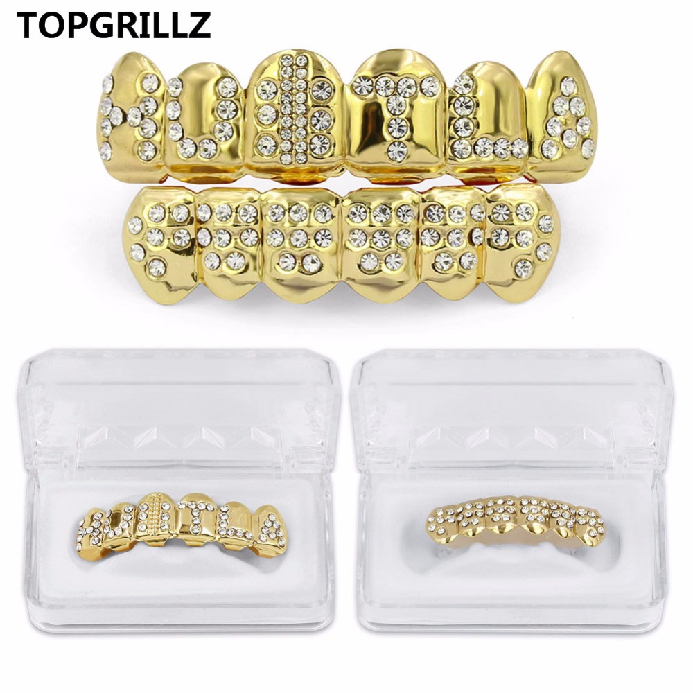 Body Jewelry Lot - Topgrelha banhada a ouro com pedra