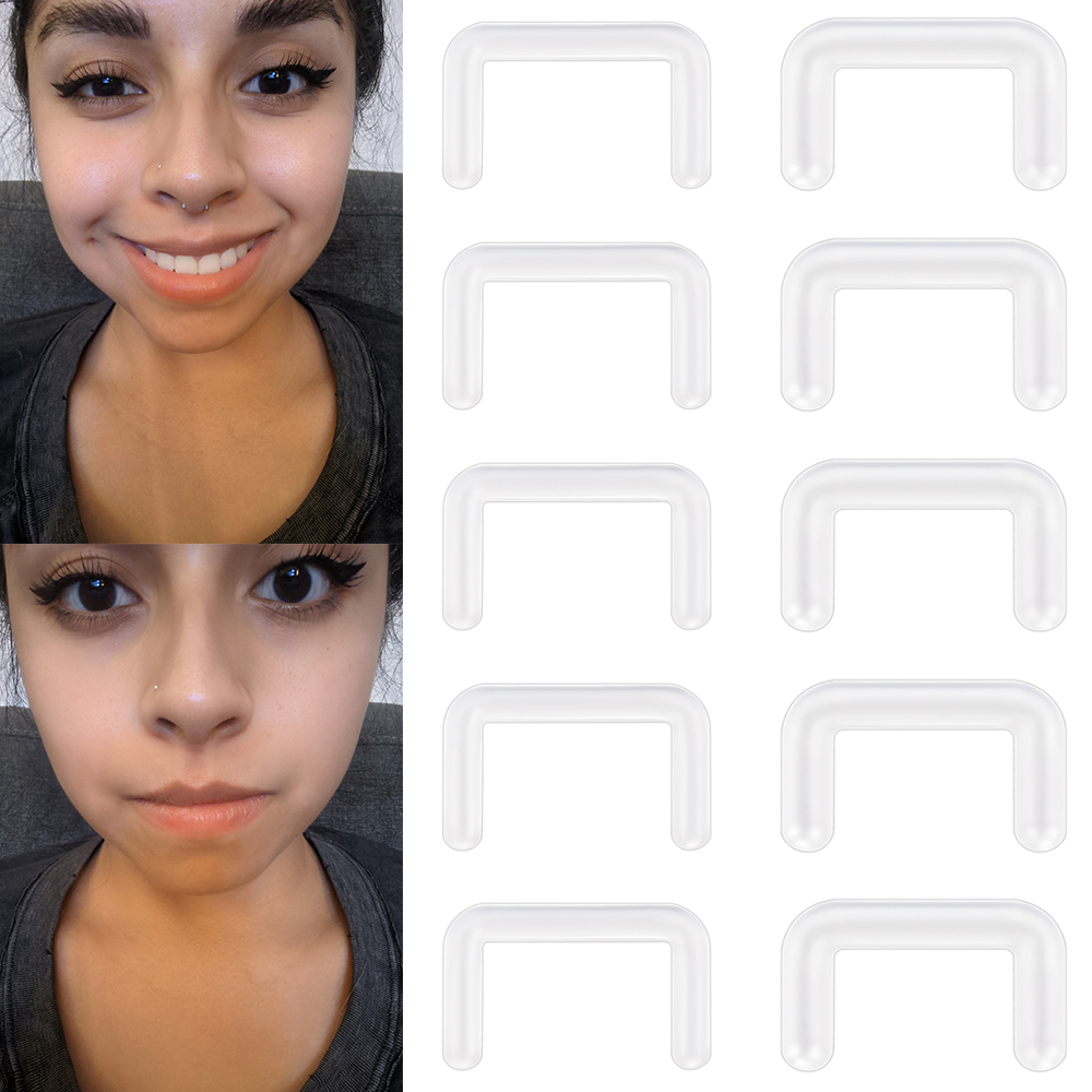 Body Jewelry Storage - 14/16g piercings de septo ocultador acrílico