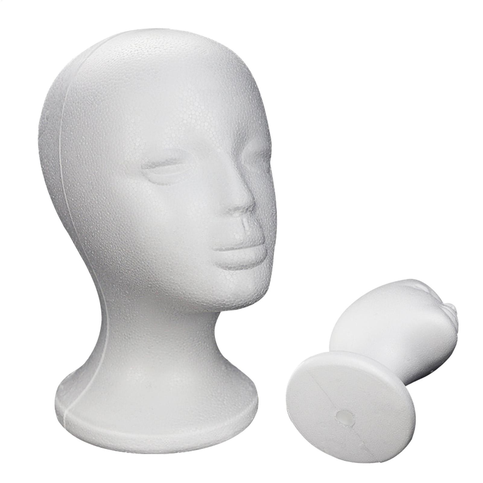 Body Jewelry Storage - Cabeça de manequim de espuma modelo