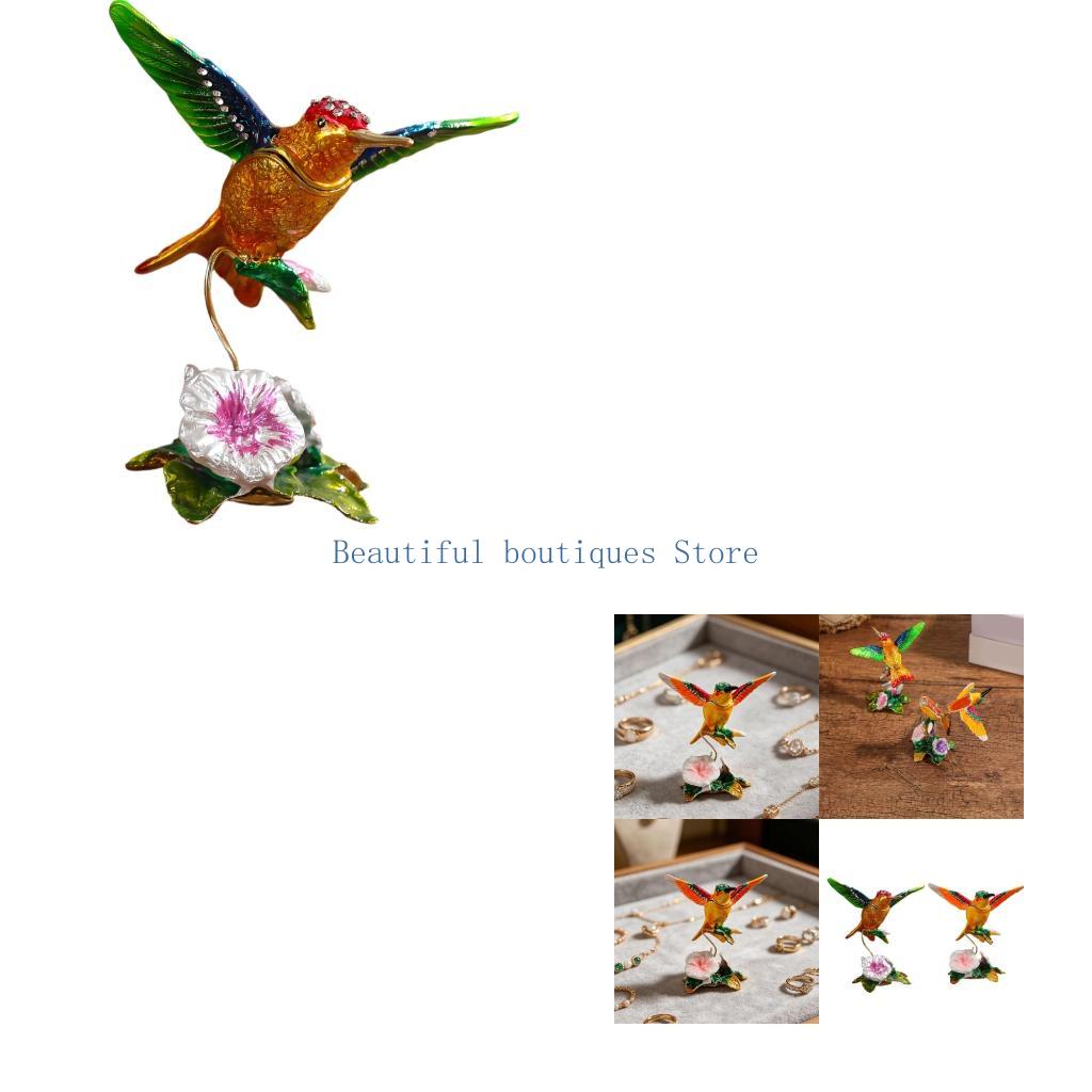 Body Jewelry Storage - Caixa joias U4LF com formato beija-flor
