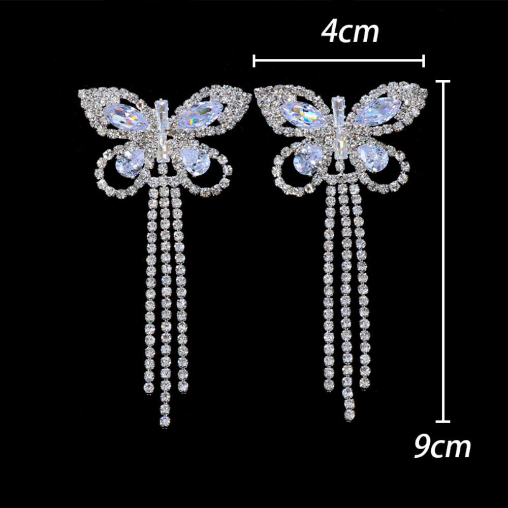 Sexy strass borboleta borla ma - Body Jewelry Stickers avaliação e preço