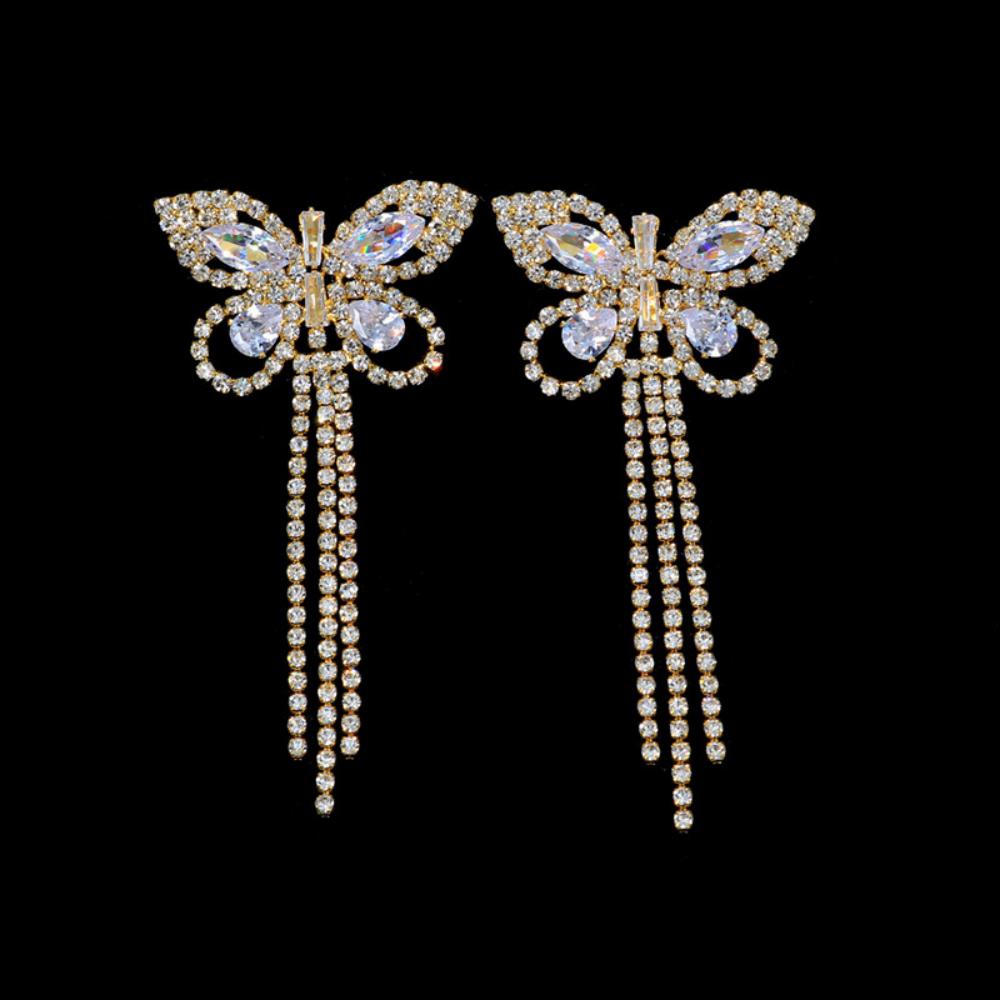 Sexy strass borboleta borla ma - Body Jewelry Stickers avaliação e preço