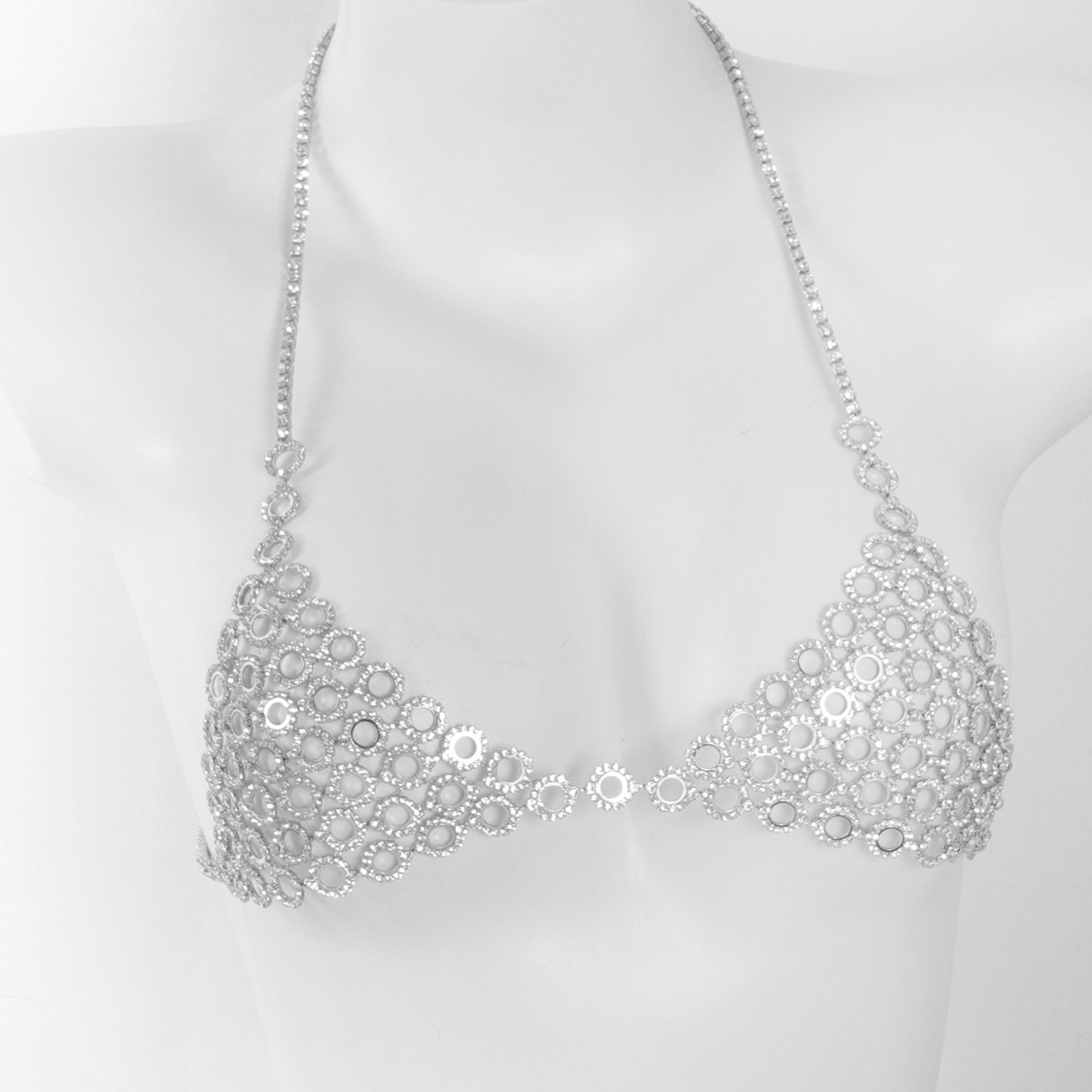 Três peças sutiã cintura conju - Body Jewelry Lot avaliação e preço