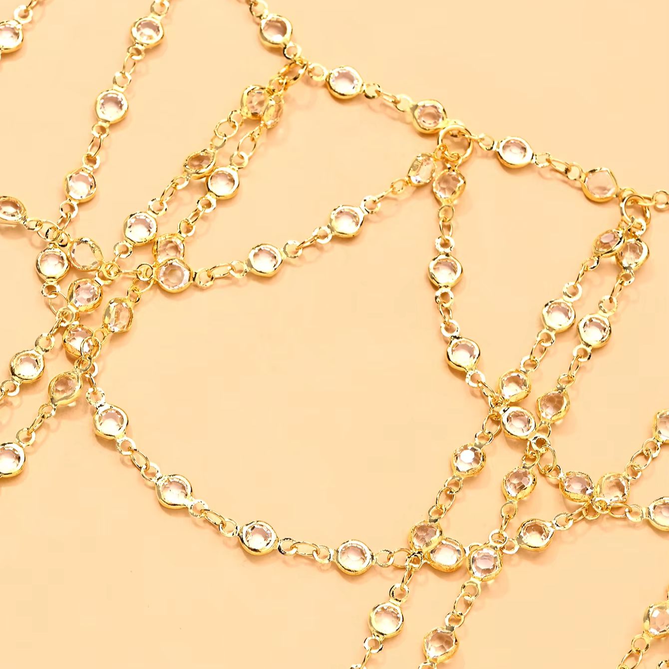 Corrente de Corpo Banhada a Ou - Body Jewelry Women avaliação e preço