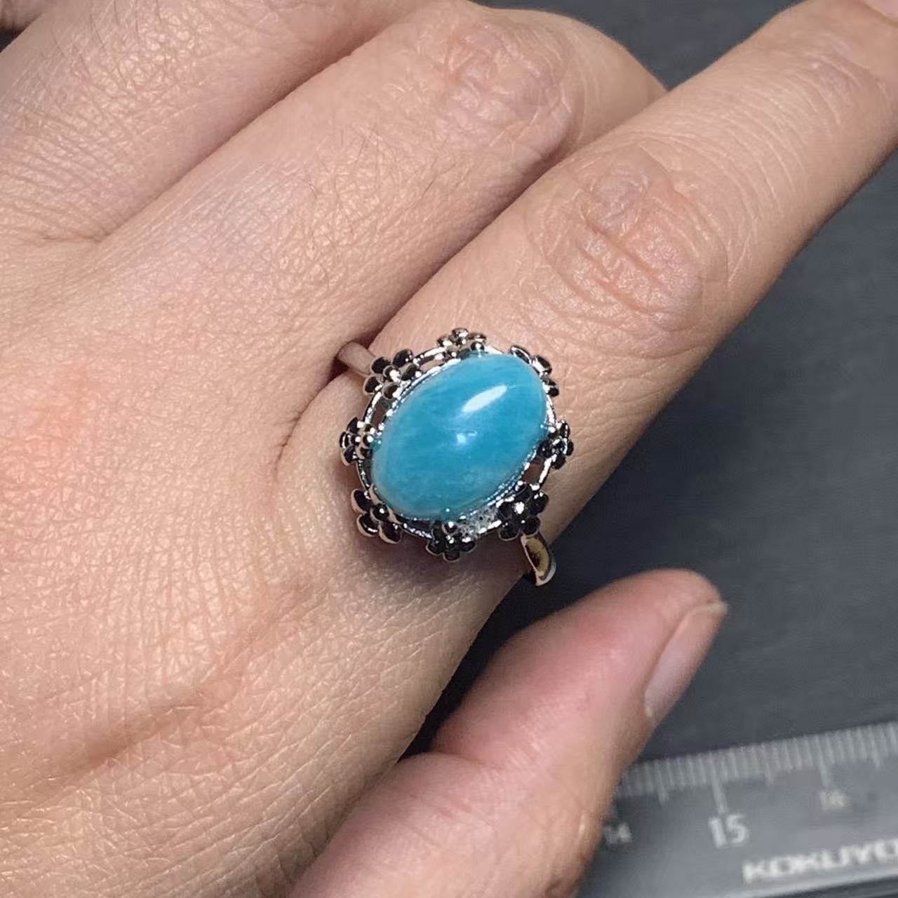 Anel Ajustável de Amazonita Na - Body Jewelry Wholesale avaliação e preço