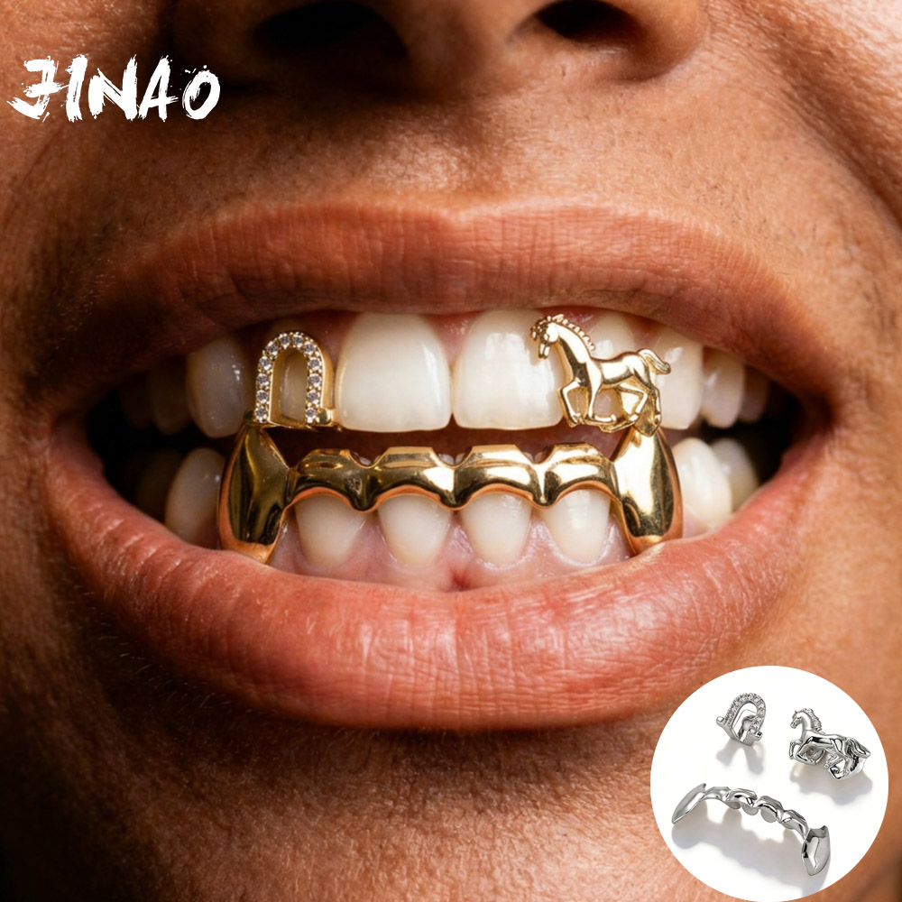 JINAO Hip Hop Conjunto de 3 Pe - Body Jewelry Lot avaliação e preço