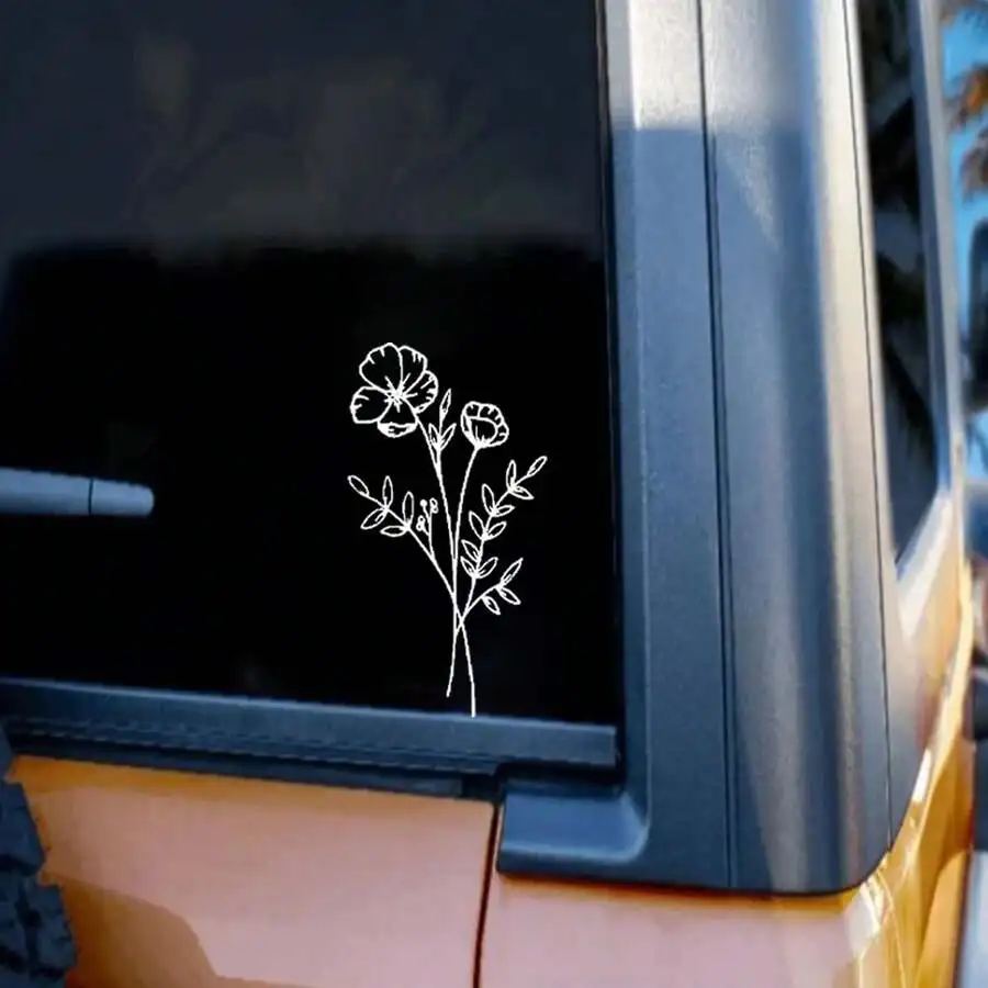 Adesivo de flor selvagem para  - Body Jewelry Stickers avaliação e preço