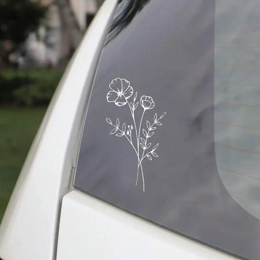 Adesivo de flor selvagem para  - Body Jewelry Stickers avaliação e preço