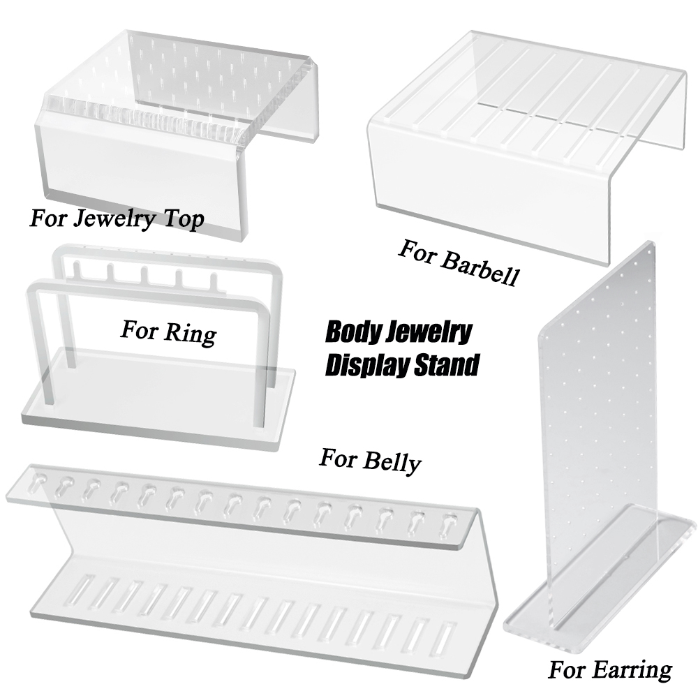 Suporte de exibição de jóias d - Body Jewelry Storage avaliação e preço