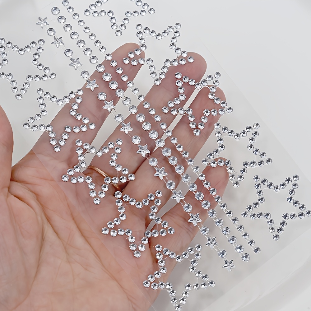 1/2 Folha de Adesivos de Stras - Body Jewelry Stickers avaliação e preço