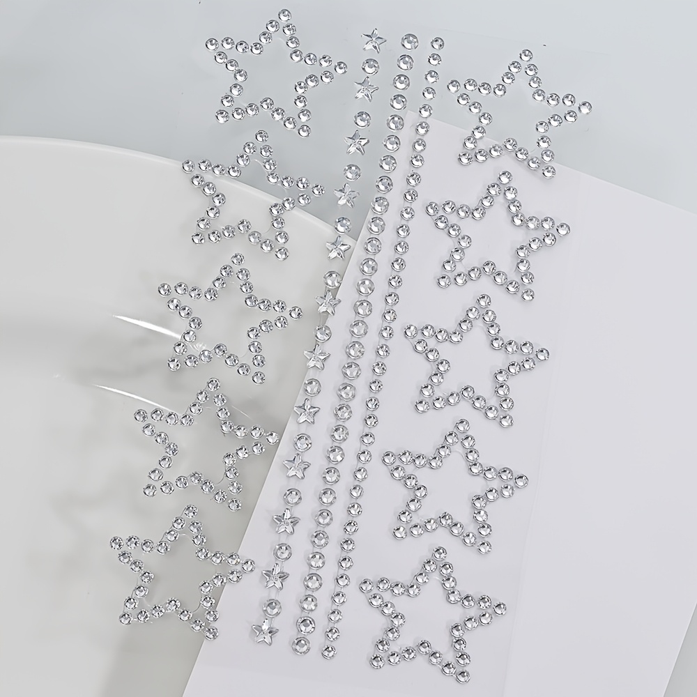 1/2 Folha de Adesivos de Stras - Body Jewelry Stickers avaliação e preço