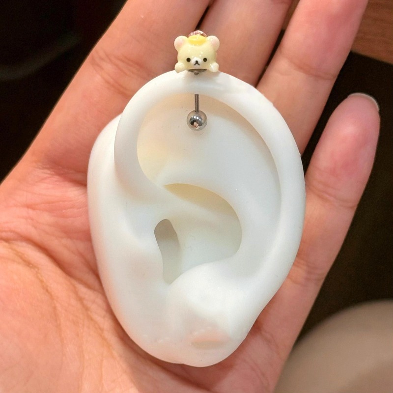 Brincos de Titânio Kawaii Rila - Body Jewelry Lot avaliação e preço