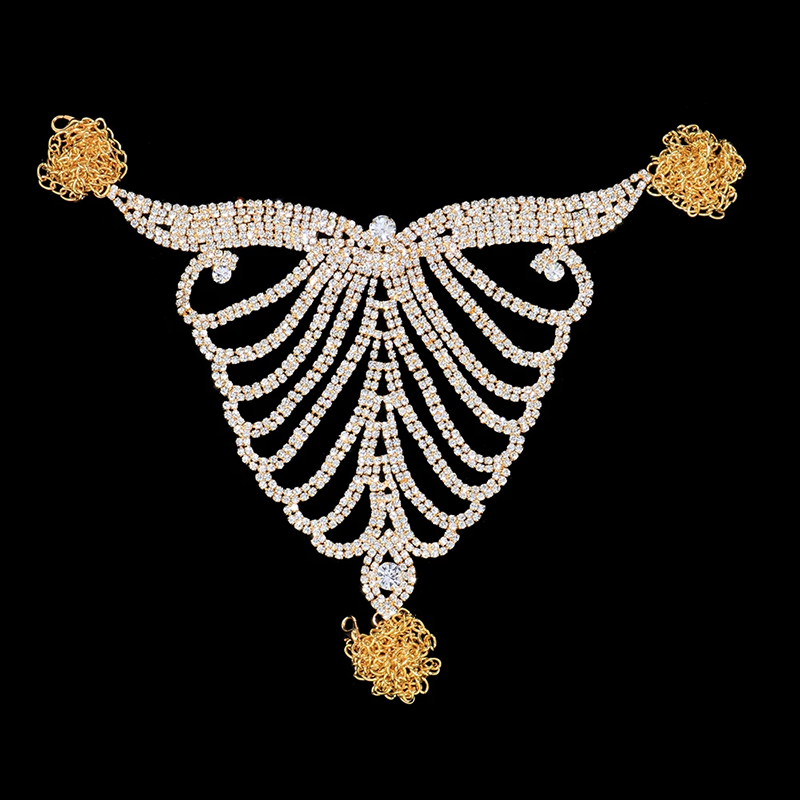 Stonefans-Tanga e Cintura Cade - Body Jewelry Wholesale avaliação e preço