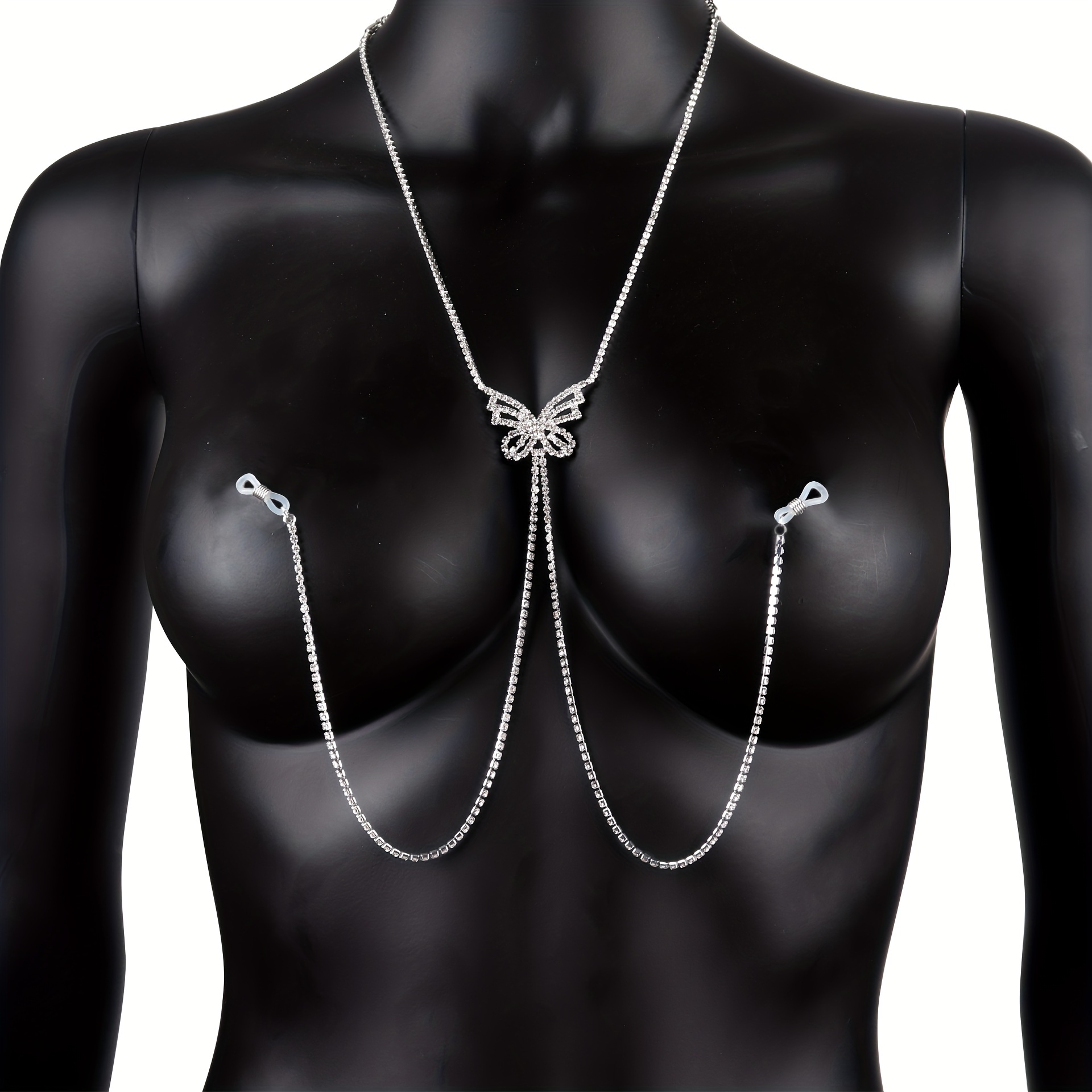 Borla Borla Mamilo Cadeia Para - Body Jewelry Women avaliação e preço