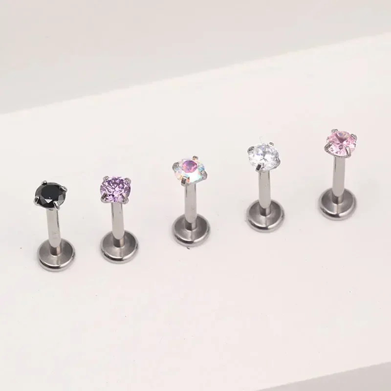 1 peça piercing de titânio g23 - Body Jewelry Lip Ring avaliação e preço
