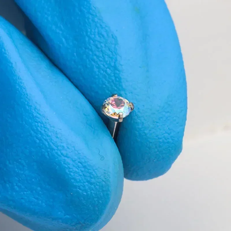 1 peça piercing de titânio g23 - Body Jewelry Lip Ring avaliação e preço
