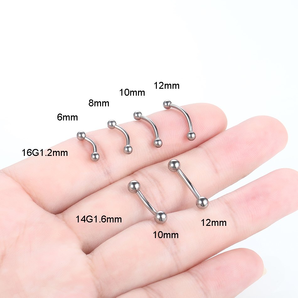 10 pçs/lote g23 titânio sobran - Body Jewelry Lip Ring avaliação e preço