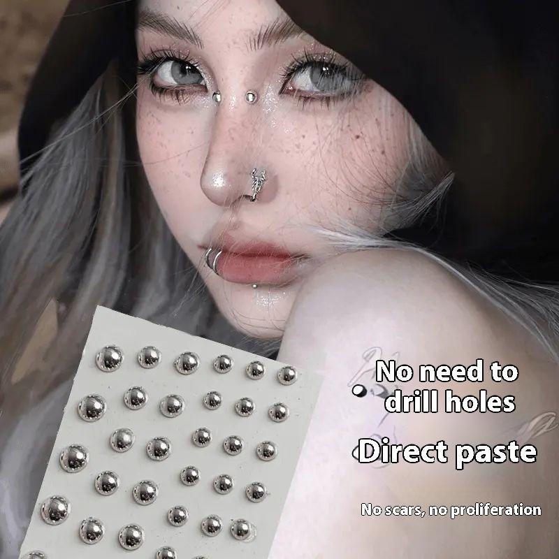 321 pçs não piercing lábio stu - Body Jewelry Stickers avaliação e preço