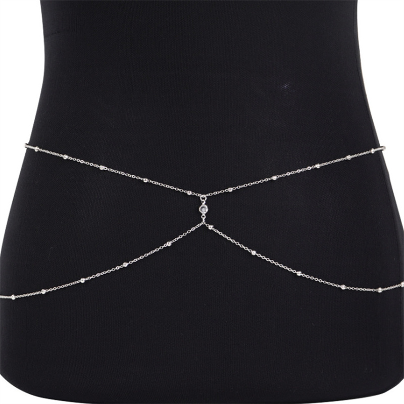 Correntes de barriga frisadas  - Body Jewelry Women avaliação e preço