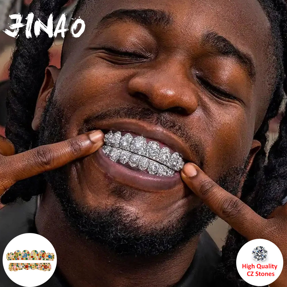 JINAO Hip Hop Grillz Completo  - Body Jewelry Lot avaliação e preço