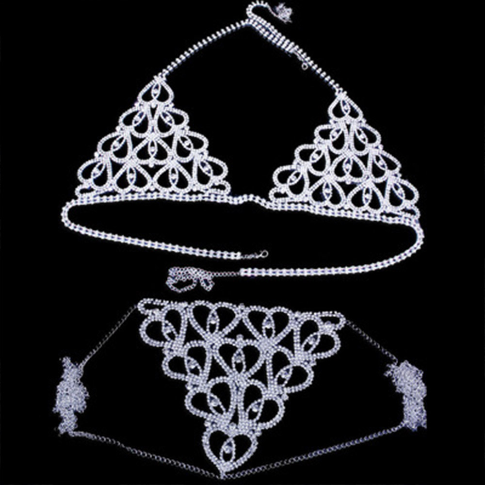 Moda strass coração sutiã tang - Body Jewelry Retainers avaliação e preço