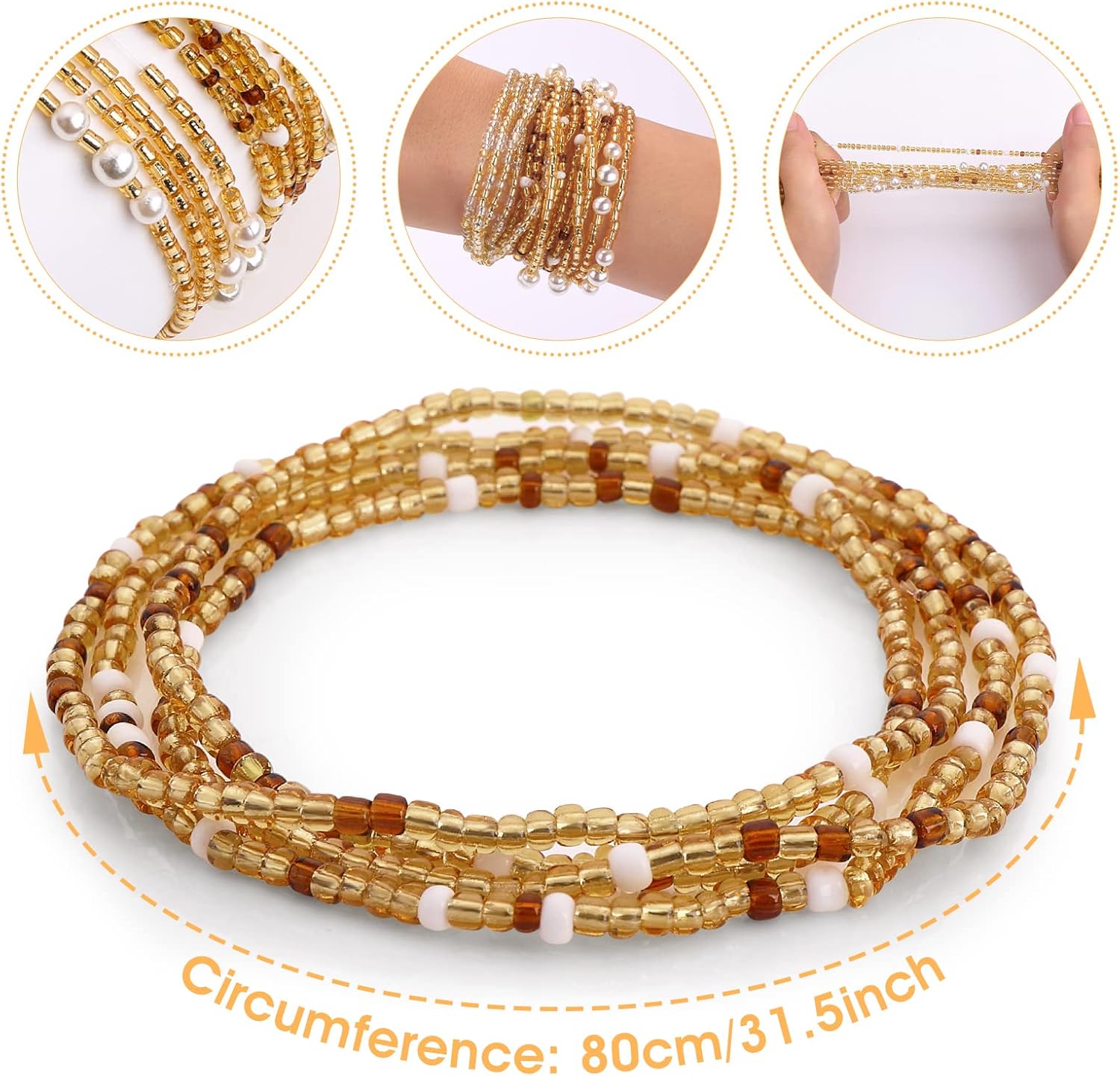 Conjunto de Correntes de Cintu - Body Jewelry Lot avaliação e preço