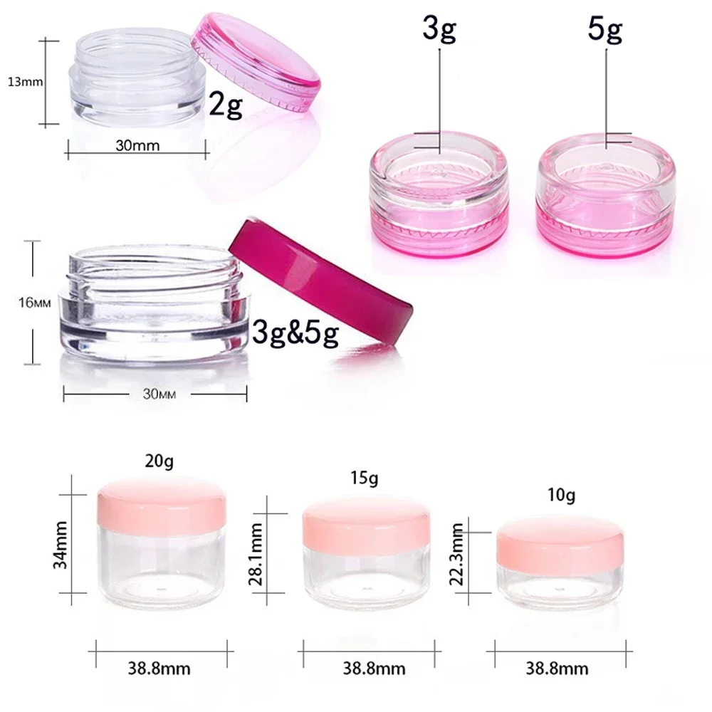 100 Peças de Potes Vazios Pequ - Body Jewelry Storage avaliação e preço