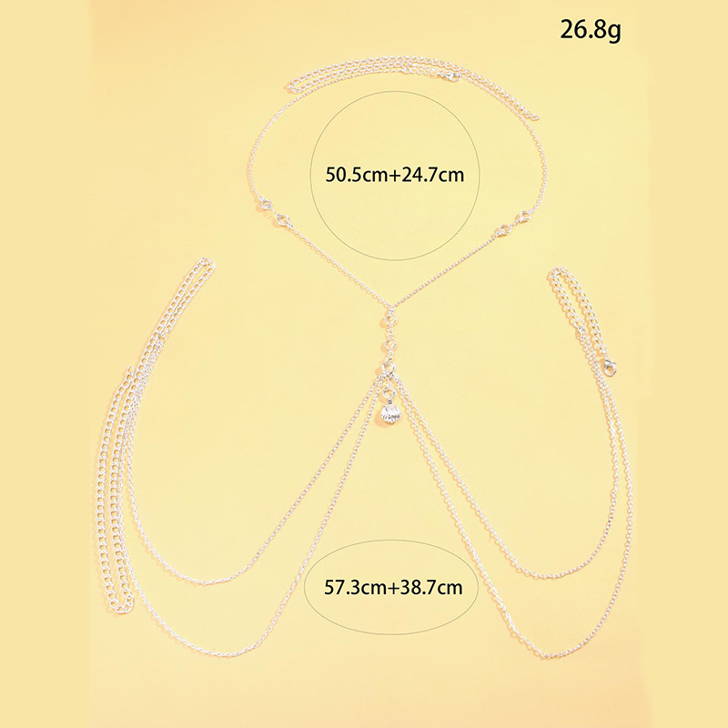 Corrente de Corpo Feminina em  - Body Jewelry Women avaliação e preço