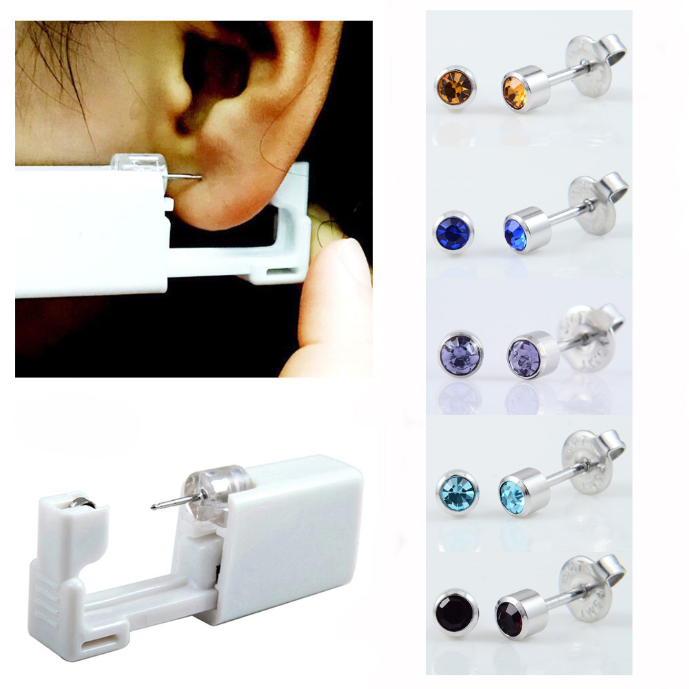 24 pçs/caixa sem dor kit de pi - Body Jewelry Storage avaliação e preço