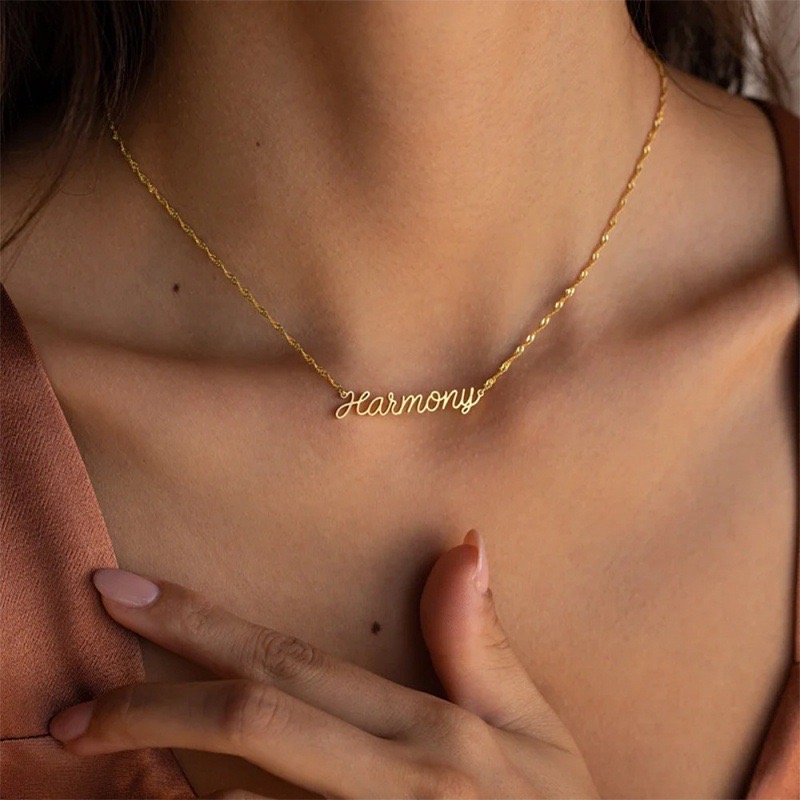 Nome personalizado ondulação d - Body Jewelry Wholesale avaliação e preço
